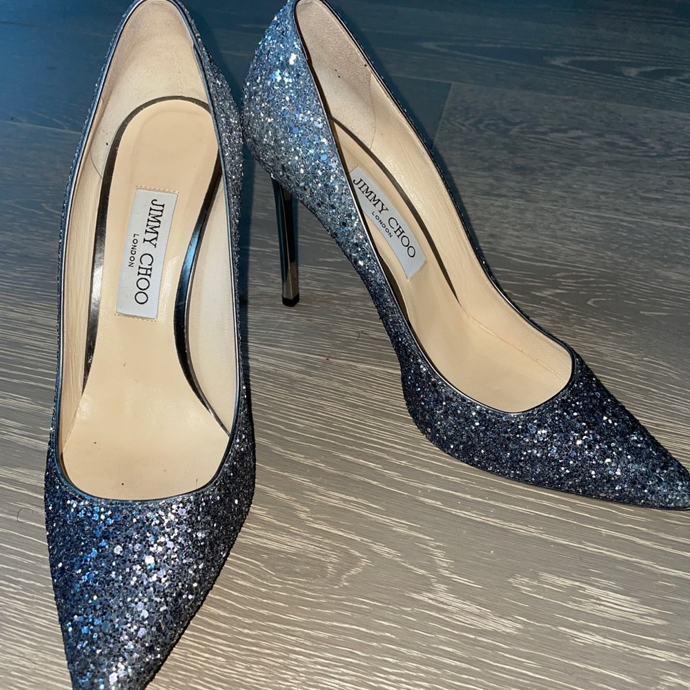 Jimmy Choo Glitter Heels